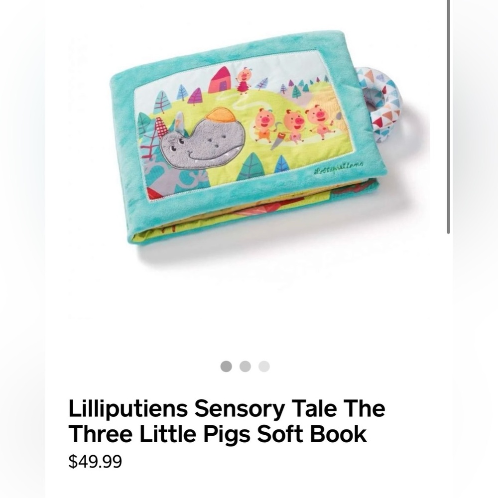 Lilliputiens Sensory Book-Three Little Pigs